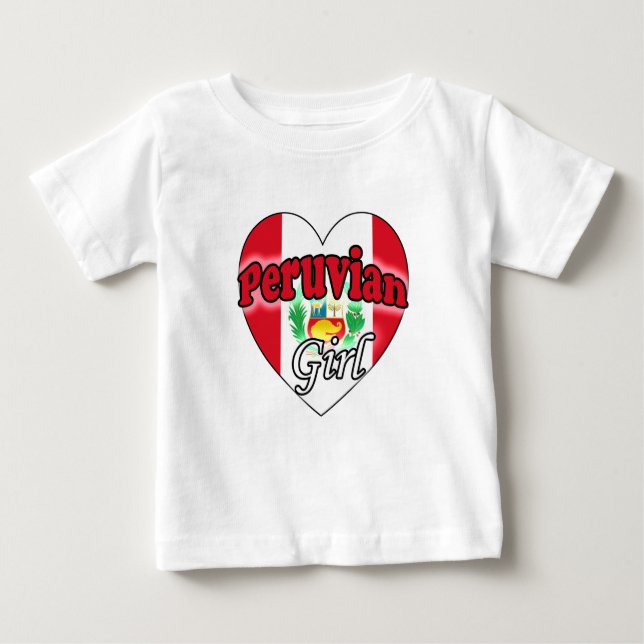 T-shirt Pour Bébé Péruvienne (Devant)