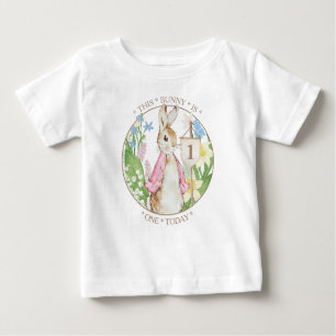 T-shirt Pour Bébé Peter le lapin Fille d'anniversaire