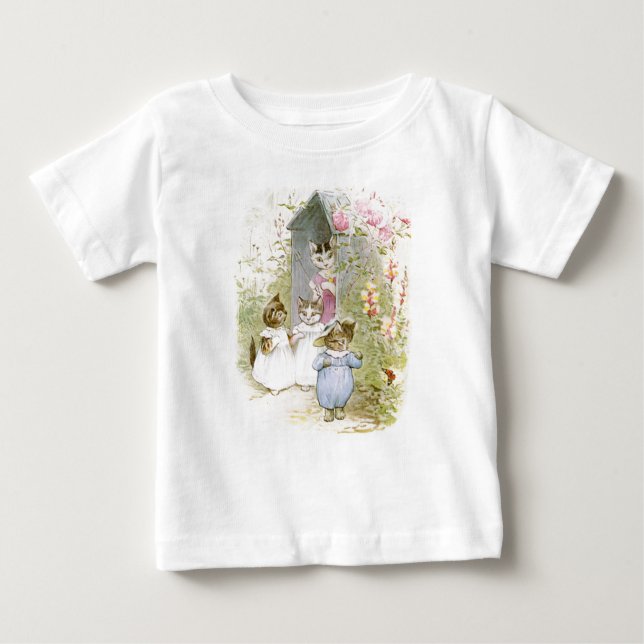 T-shirt Pour Bébé Peter Rabbit (chats) (Devant)