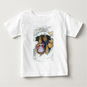 T-shirt Pour Bébé Peter Rabbit (parapluie)