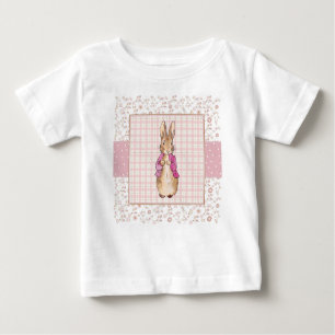 T-shirt Pour Bébé Peter the Rabbit Check & Floral pattern