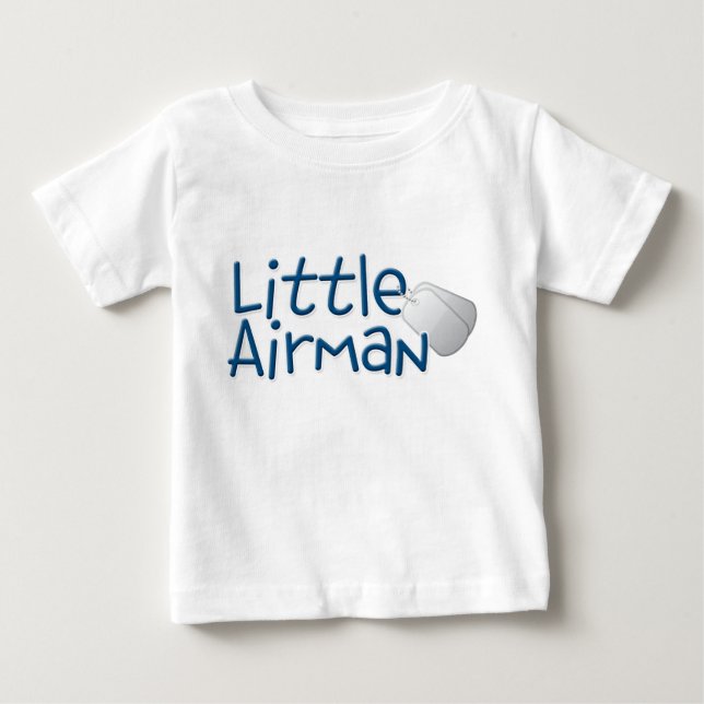 T-shirt Pour Bébé Petit Airman (Devant)
