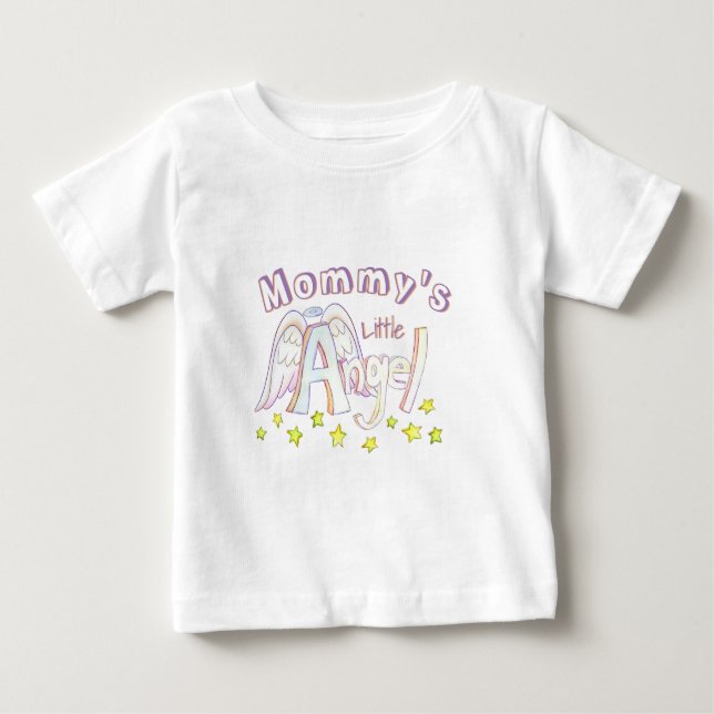 T-shirt Pour Bébé Petit ange bébé de maman / Chemise bébé (Devant)