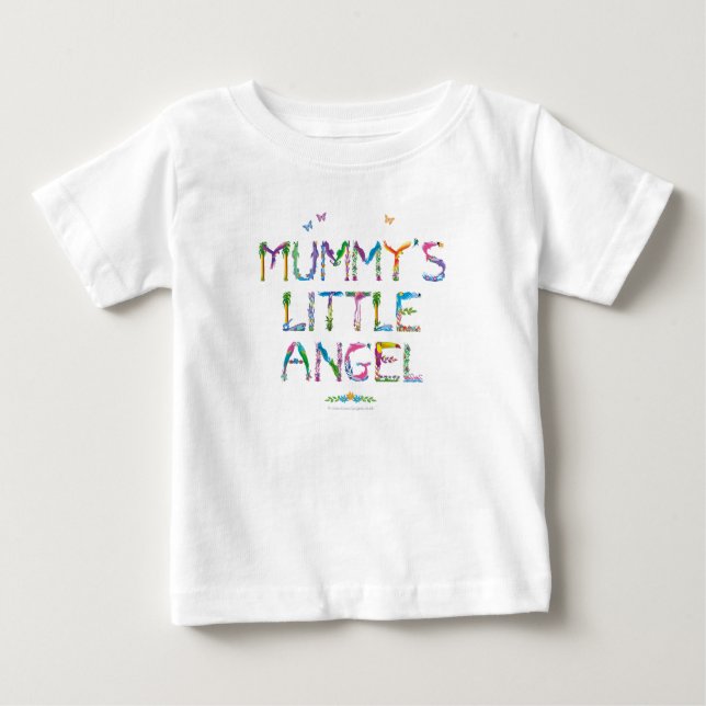 T-shirt Pour Bébé Petit ange de maman - T-shirt bébé (Devant)