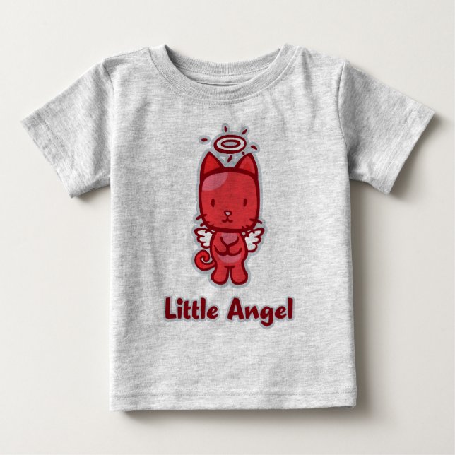 T-shirt Pour Bébé "Petit Ange...Petit Diable" Infant Creeper (Devant)