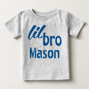 T-shirt Pour Bébé Petit Bleu BRE personnalisé