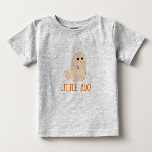T-shirt Pour Bébé Petit Boo Kids Halloween (Devant)