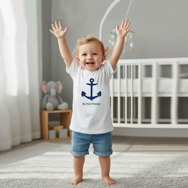 T-shirt Pour Bébé Petit Capitaine (Créateur téléchargé)