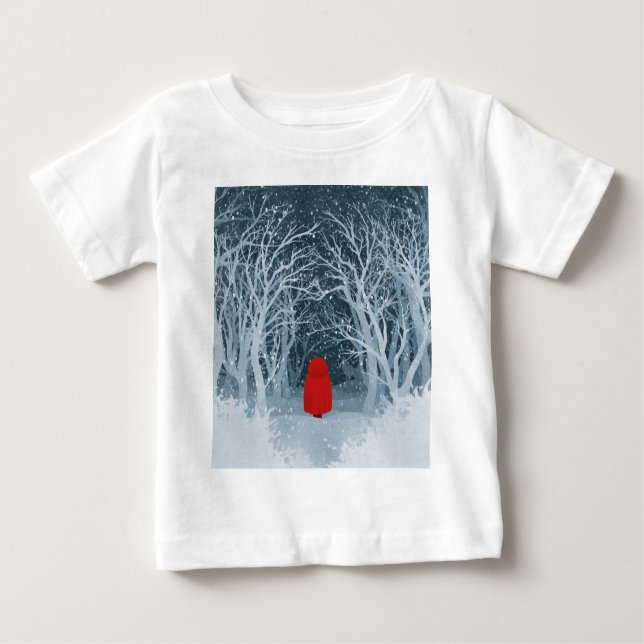 T-shirt Pour Bébé Petit Chaperon Rouge (Devant)