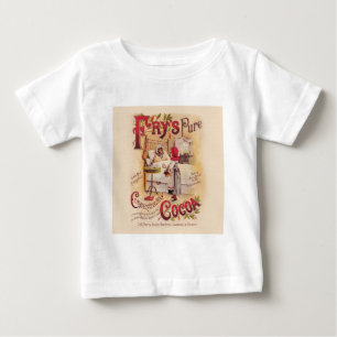 T-shirt Pour Bébé Petit Chaperon Rouge Vintage, Cacao Victorien