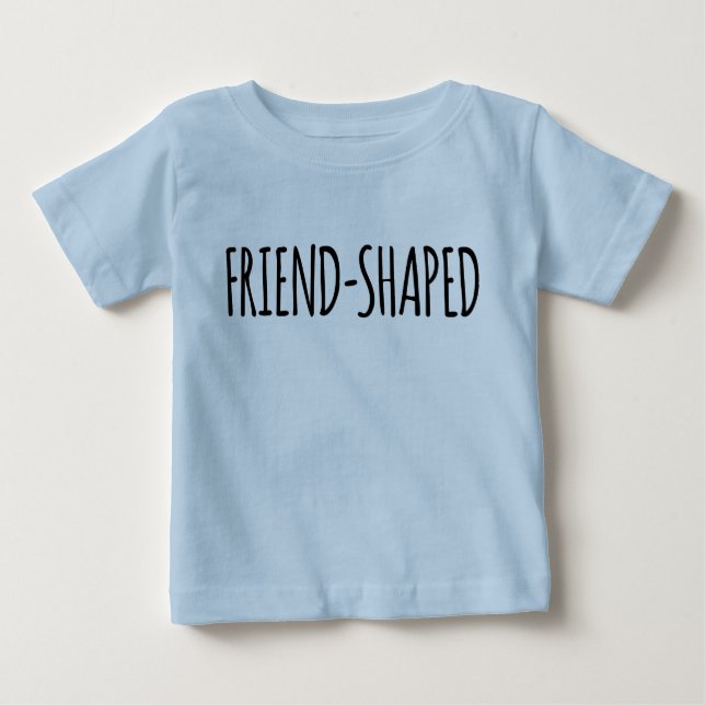 T-shirt Pour Bébé Petit chemise en forme d'ami (Devant)