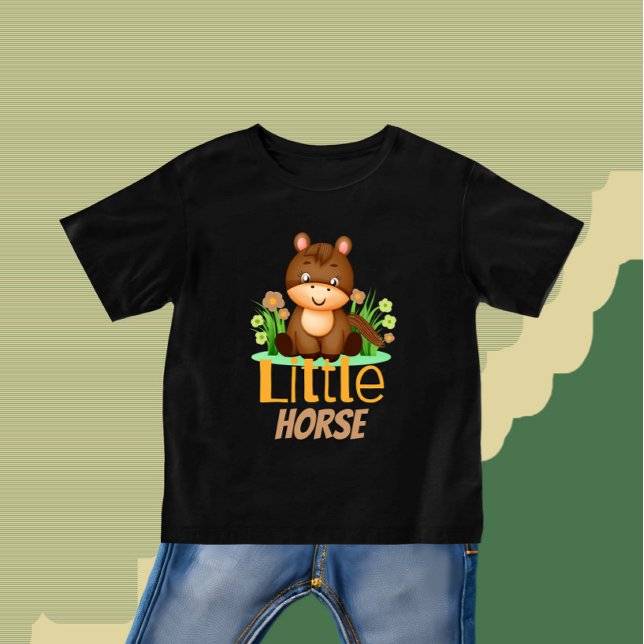 T-shirt Pour Bébé Petit cheval (Créateur téléchargé)