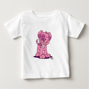 T-shirt Pour Bébé Petit chiot rose Vêtement bébé