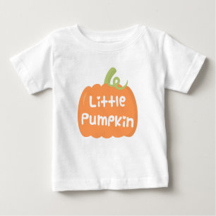T-shirt Pour Bébé Petit Citrouille Chute Bébé Tee