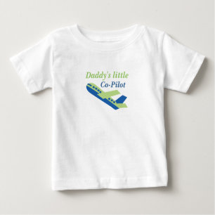 T-shirt Pour Bébé Petit co-pilote de Daddys