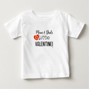 T-shirt Pour Bébé Petit coeur de Saint Valentin de Maman & Papa