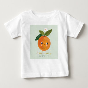 T-shirt Pour Bébé Petit Cutie Orange Baby