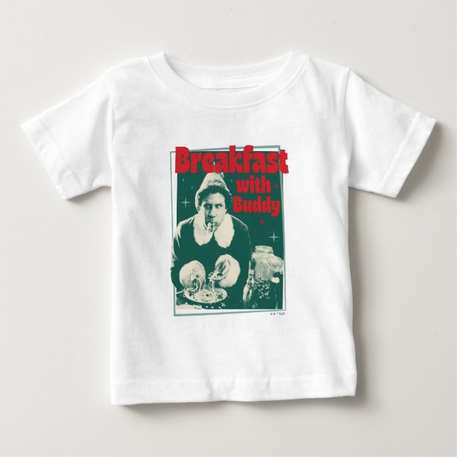 T-shirt Pour Bébé Petit déjeuner avec Buddy (Devant)