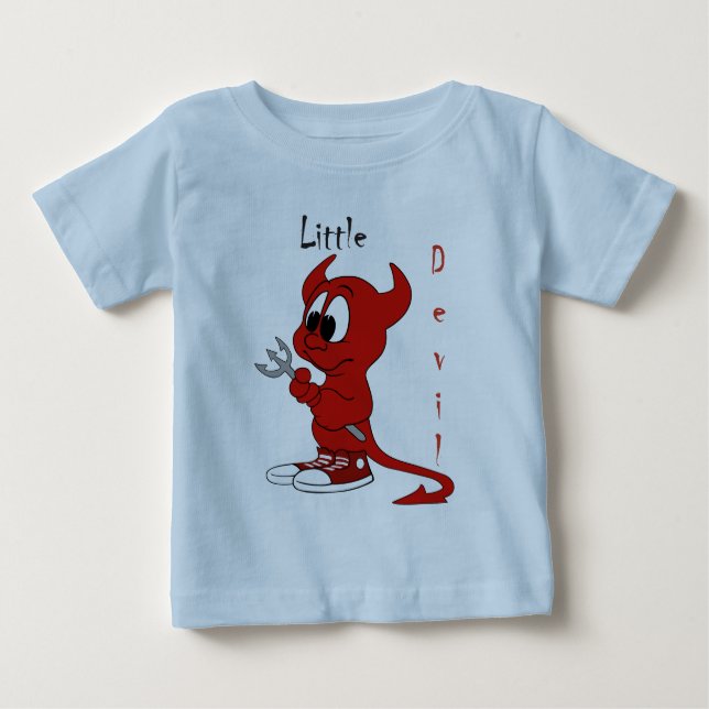 T-shirt Pour Bébé Petit diable (Devant)