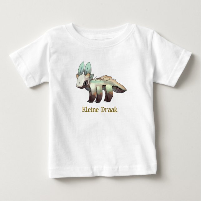 T-shirt Pour Bébé Petit dragon. (Devant)
