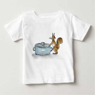 T-shirt Pour Bébé petit écureuil