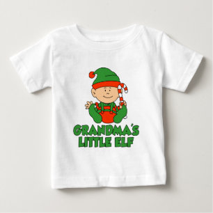 T-shirt Pour Bébé Petit Elfe de grand-mère