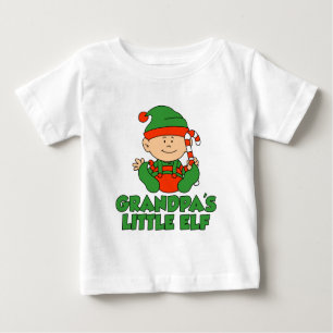 T-shirt Pour Bébé Petit Elfe de grand-père