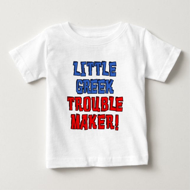 T-shirt Pour Bébé Petit facteur de difficulté grec (Devant)