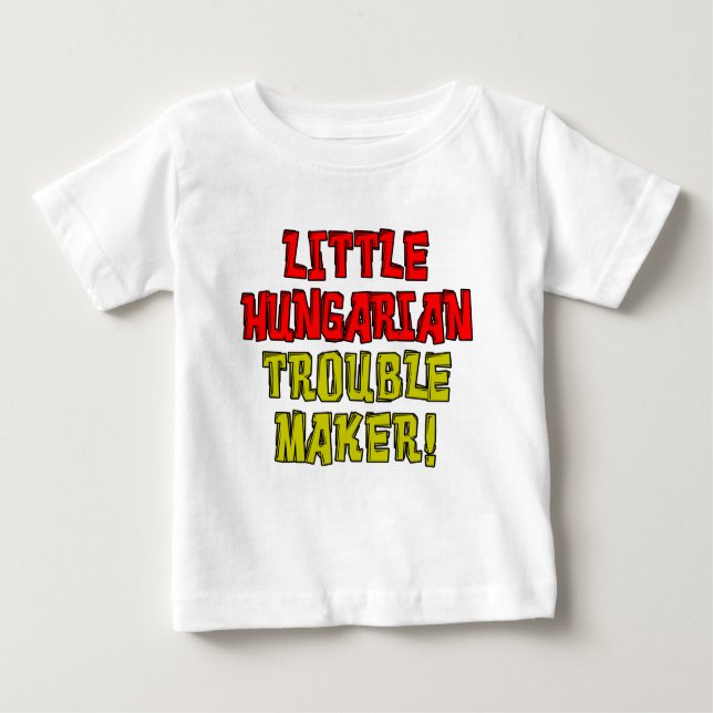 T-shirt Pour Bébé Petit facteur de difficulté hongrois (Devant)