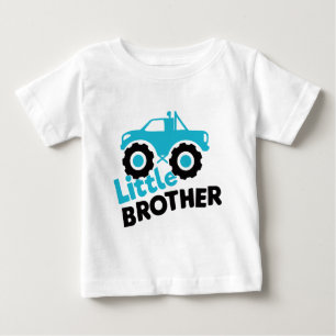 T-shirt Pour Bébé Petit Frère Monster Truck