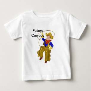 T-shirt Pour Bébé Petit futur Cowboy
