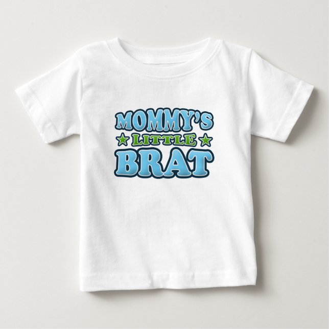 T-shirt Pour Bébé Petit garnement à sa maman (Devant)