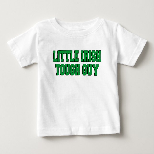 T-shirt Pour Bébé Petit gars dur irlandais (Devant)