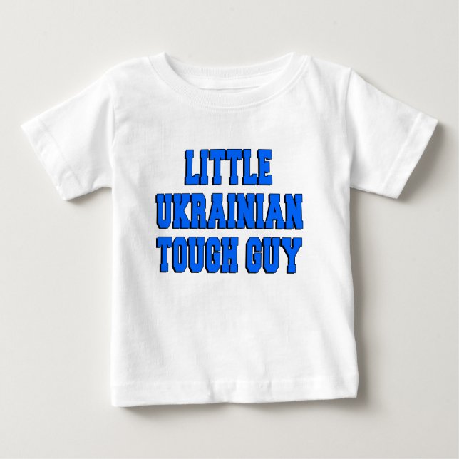 T-shirt Pour Bébé Petit gars rustique ukrainien (Devant)