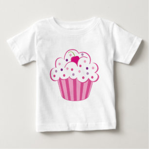 T-shirt Pour Bébé Petit gâteau rose