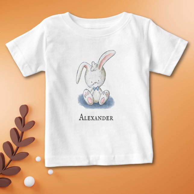 T-shirt Pour Bébé Petit lapin de bébé personnalisé (Créateur téléchargé)