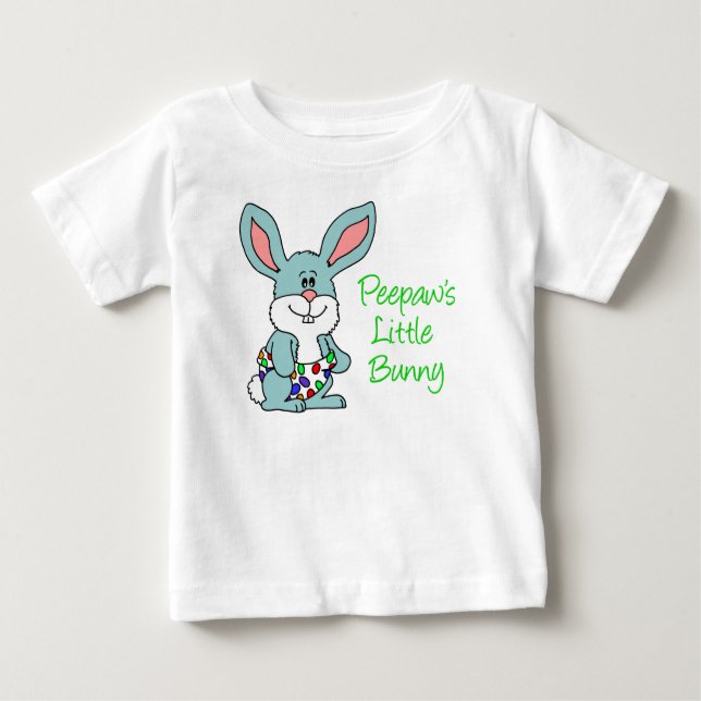 T-shirt Pour Bébé Petit lapin de Peepaw (Devant)