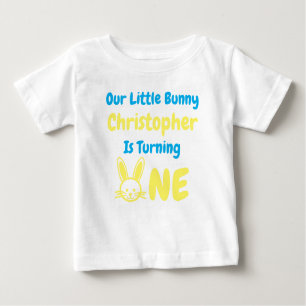 T-shirt Pour Bébé Petit Lapin Garçon 1er Anniversaire