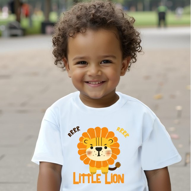T-shirt Pour Bébé Petit lion (Créateur téléchargé)