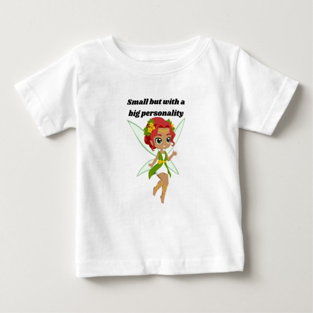 T-shirt Pour Bébé 🌟 petit mais avec une grande personnalité (Devant)
