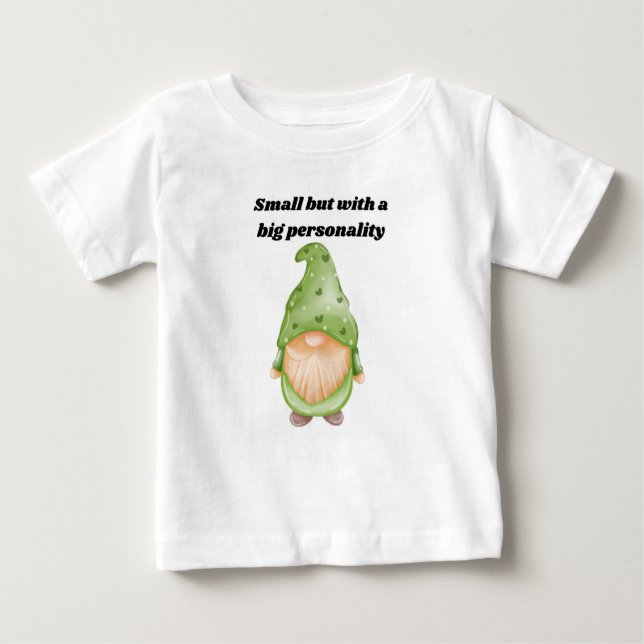 T-shirt Pour Bébé 🌟 petit mais avec une grande personnalité (Devant)