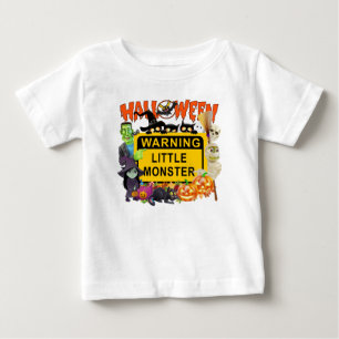 T-shirt Pour Bébé Petit Monstre, Halloween