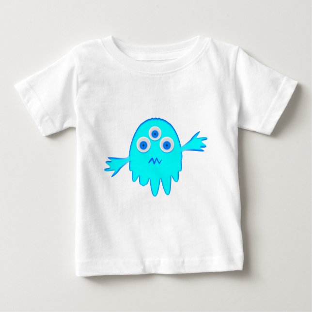 T-shirt Pour Bébé Petit monstre radioactif (Devant)