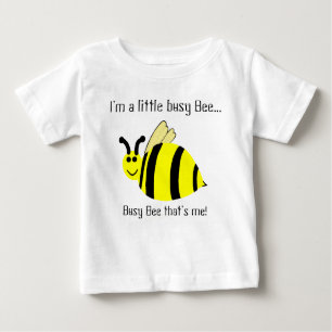 T-shirt Pour Bébé Petit Occupé Bee Jaune Bumble Bee Kids' Shirt