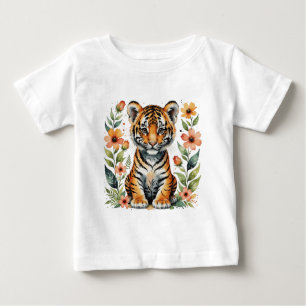 T-shirt Pour Bébé Petit petit tigre