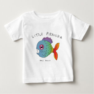 T-shirt Pour Bébé Petit piranha