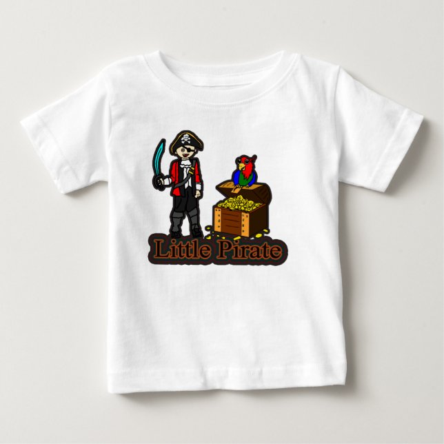 T-shirt Pour Bébé Petit pirate (Devant)