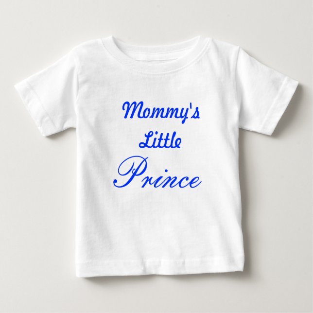 T-shirt Pour Bébé Petit Prince de maman (Devant)