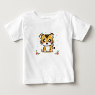 T-shirt Pour Bébé Petit Puli Cute Tiger Cub