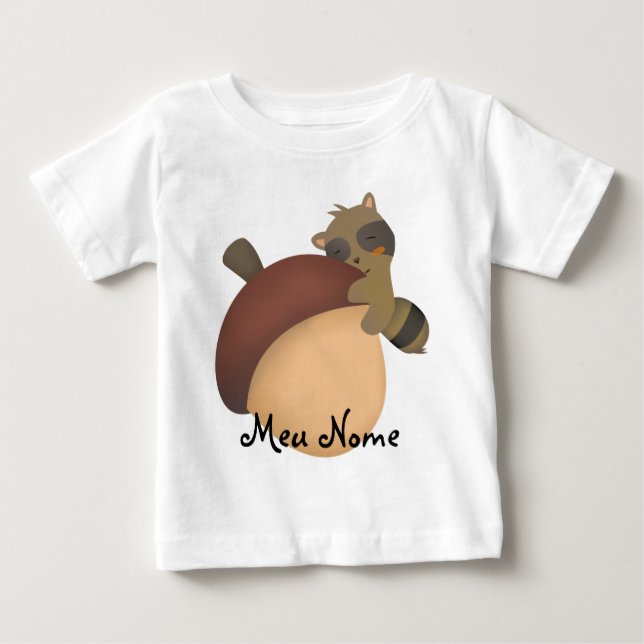 T-shirt Pour Bébé Petit Racon personnalisable bébé (Devant)